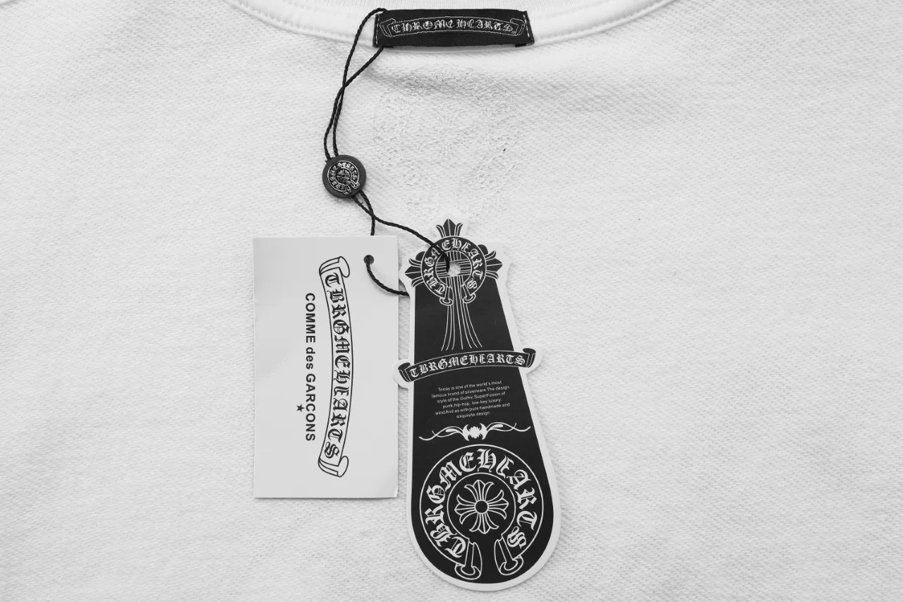 P250 Chrome Hearts Chrome Hearts Horse Shoe Printed Round Neck Sweatshirt Size: SMLXL Color: White Black